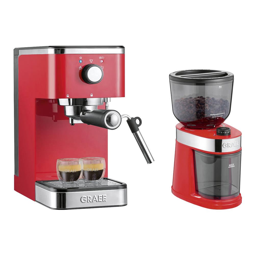 GRAEF Siebträger-Espressomaschine ES 403 salita mit Kaffeemühle CM 203 -  küchenplus electroplus Jacobsen | Espressomaschinen